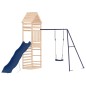 vidaXL Parque infantil de exterior madera maciza de pino
