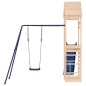 vidaXL Parque infantil de exterior madera maciza de pino