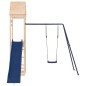 vidaXL Parque infantil de exterior madera maciza de pino