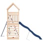 vidaXL Parque infantil de exterior madera maciza de pino