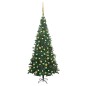 vidaXL Árbol de Navidad artificial con luces y bolas verde 240 cm vidaXL Árbol de Navidad artificial con luces y bolas verde 240 cm
