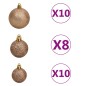 vidaXL Árbol de Navidad artificial con luces y bolas verde 240 cm vidaXL Árbol de Navidad artificial con luces y bolas verde 240 cm