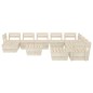 vidaXL Muebles de paléts de jardín 11 pzas madera de abeto impregnada vidaXL Muebles de paléts de jardín 11 pzas madera de abeto impregnada