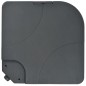 vidaXL Sombrilla de jardín con base portátil gris topo vidaXL Sombrilla de jardín con base portátil gris topo