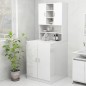 vidaXL Mueble de lavadora blanco brillo vidaXL Mueble de lavadora blanco brillo