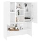 vidaXL Mueble de lavadora blanco brillo vidaXL Mueble de lavadora blanco brillo