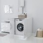 vidaXL Mueble de lavadora blanco brillo vidaXL Mueble de lavadora blanco brillo
