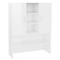 vidaXL Mueble de lavadora blanco brillo vidaXL Mueble de lavadora blanco brillo