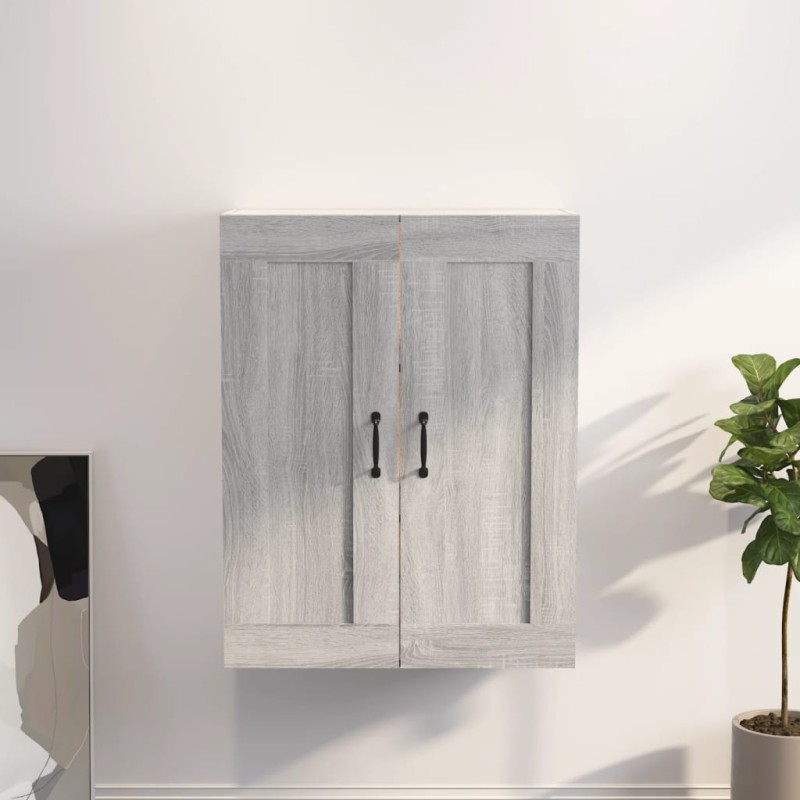vidaXL Armario colgante de pared gris Sonoma 69,5x32,5x90 cm vidaXL Armario colgante de pared gris Sonoma 69,5x32,5x90 cm