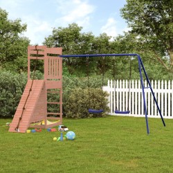 vidaXL Parque infantil de exterior madera maciza Douglas