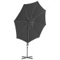 vidaXL Sombrilla de jardín con base portátil gris antracita vidaXL Sombrilla de jardín con base portátil gris antracita