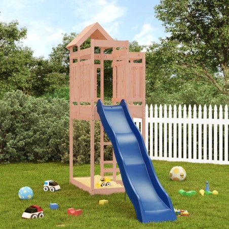 vidaXL Parque infantil de exterior madera maciza Douglas