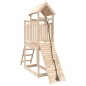 vidaXL Casa de juegos con rocódromo madera maciza pino vidaXL Casa de juegos con rocódromo madera maciza pino