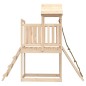 vidaXL Casa de juegos con rocódromo madera maciza pino vidaXL Casa de juegos con rocódromo madera maciza pino