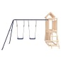 vidaXL Parque infantil de exterior madera maciza de pino vidaXL Parque infantil de exterior madera maciza de pino
