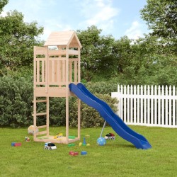 vidaXL Parque infantil de exterior de madera maciza de pino