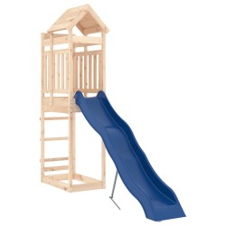 vidaXL Parque infantil de exterior de madera maciza de pino