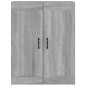 vidaXL Armario colgante de pared gris Sonoma 69,5x32,5x90 cm vidaXL Armario colgante de pared gris Sonoma 69,5x32,5x90 cm