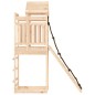 vidaXL Casa de juegos con pared de escalada madera maciza pino vidaXL Casa de juegos con pared de escalada madera maciza pino