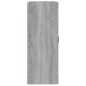 vidaXL Armario colgante de pared gris Sonoma 69,5x32,5x90 cm vidaXL Armario colgante de pared gris Sonoma 69,5x32,5x90 cm