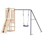 vidaXL Parque infantil de exterior madera maciza de pino vidaXL Parque infantil de exterior madera maciza de pino