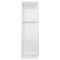 vidaXL Juego muebles de baño 4 pzas madera de ingeniería blanco brillo vidaXL Juego muebles de baño 4 pzas madera de ingeniería blanco brillo