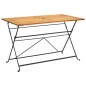 vidaXL Set de comedor de jardín plegable 5 pzas madera maciza acacia