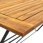 vidaXL Set de comedor de jardín plegable 5 pzas madera maciza acacia