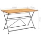 vidaXL Set de comedor de jardín plegable 5 pzas madera maciza acacia