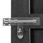 vidaXL Puerta de jardín de WPC gris 100x100 cm vidaXL Puerta de jardín de WPC gris 100x100 cm
