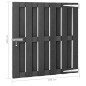 vidaXL Puerta de jardín de WPC gris 100x100 cm vidaXL Puerta de jardín de WPC gris 100x100 cm