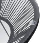 vidaXL Juego de comedor de jardín 5 piezas ratán PVC negro vidaXL Juego de comedor de jardín 5 piezas ratán PVC negro