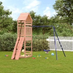 vidaXL Parque infantil de exterior madera maciza Douglas