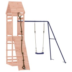 vidaXL Parque infantil de exterior madera maciza Douglas