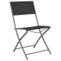 vidaXL Juego de comedor de jardín 7 piezas con cojines gris y negro vidaXL Juego de comedor de jardín 7 piezas con cojines gris y negro