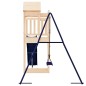 vidaXL Parque infantil de exterior madera maciza de pino