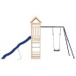 vidaXL Parque infantil de exterior madera maciza de pino