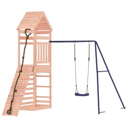 vidaXL Parque infantil de exterior madera maciza Douglas