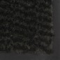 vidaXL Alfombras de entrada rectangulares de nudo 2 uds negro 60x90 cm vidaXL Alfombras de entrada rectangulares de nudo 2 uds negro 60x90 cm