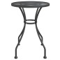 vidaXL Set de comedor de jardín 5 pzas malla metal expandido antracita vidaXL Set de comedor de jardín 5 pzas malla metal expandido antracita