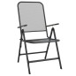 vidaXL Set de comedor de jardín 5 pzas malla metal expandido antracita vidaXL Set de comedor de jardín 5 pzas malla metal expandido antracita