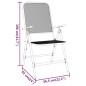vidaXL Set de comedor de jardín 5 pzas malla metal expandido antracita vidaXL Set de comedor de jardín 5 pzas malla metal expandido antracita