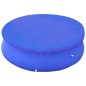 vidaXL Cubierta de piscina 2 unidades redonda PE 540 cm 90 g/m²