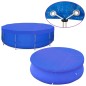 vidaXL Cubierta de piscina 2 unidades redonda PE 540 cm 90 g/m²
