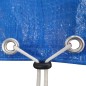 vidaXL Cubierta de piscina 2 unidades redonda PE 540 cm 90 g/m²