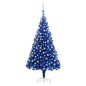 vidaXL Árbol de Navidad preiluminado con luces y bolas azul 210 cm vidaXL Árbol de Navidad preiluminado con luces y bolas azul 210 cm