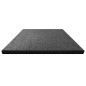 vidaXL Losetas de goma protección de caídas 12 uds 50x50x3 cm negras