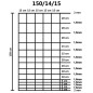 vidaXL Valla de jardín de acero galvanizado plateado 50 m 150 cm vidaXL Valla de jardín de acero galvanizado plateado 50 m 150 cm