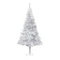 vidaXL Árbol de Navidad preiluminado con luces y bolas plateado 180 cm vidaXL Árbol de Navidad preiluminado con luces y bolas plateado 180 cm