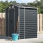 vidaXL Cobertizo de jardín acero galvanizado antracita 191x130x198 cm vidaXL Cobertizo de jardín acero galvanizado antracita 191x130x198 cm